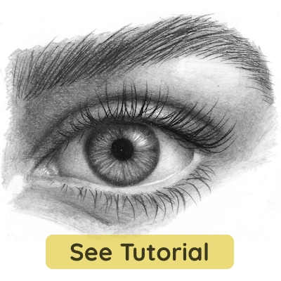 Beginner pencil drawing of bob hair step-by-step tutorial